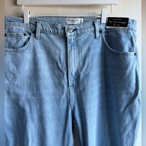 Abercrombie and Fitch 90’s Straight Blue Straight Jeans